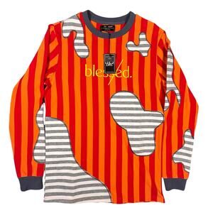 The Hideout Clothing YK Osiris Shirt Mens Medium Striped Blessed Limited Edition
